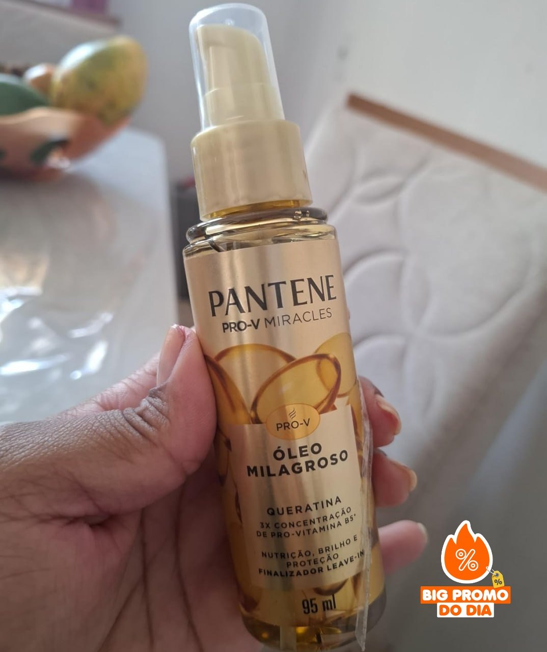 Pantene Pro-v Miracles Queratina Óleo Capilar Milagroso 95ml