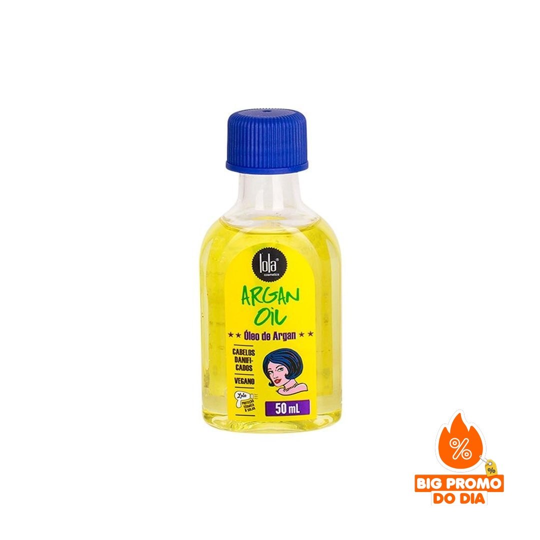 Lola Cosmetics Argan Oil Óleo Capilar 50ml - (Shopee)
