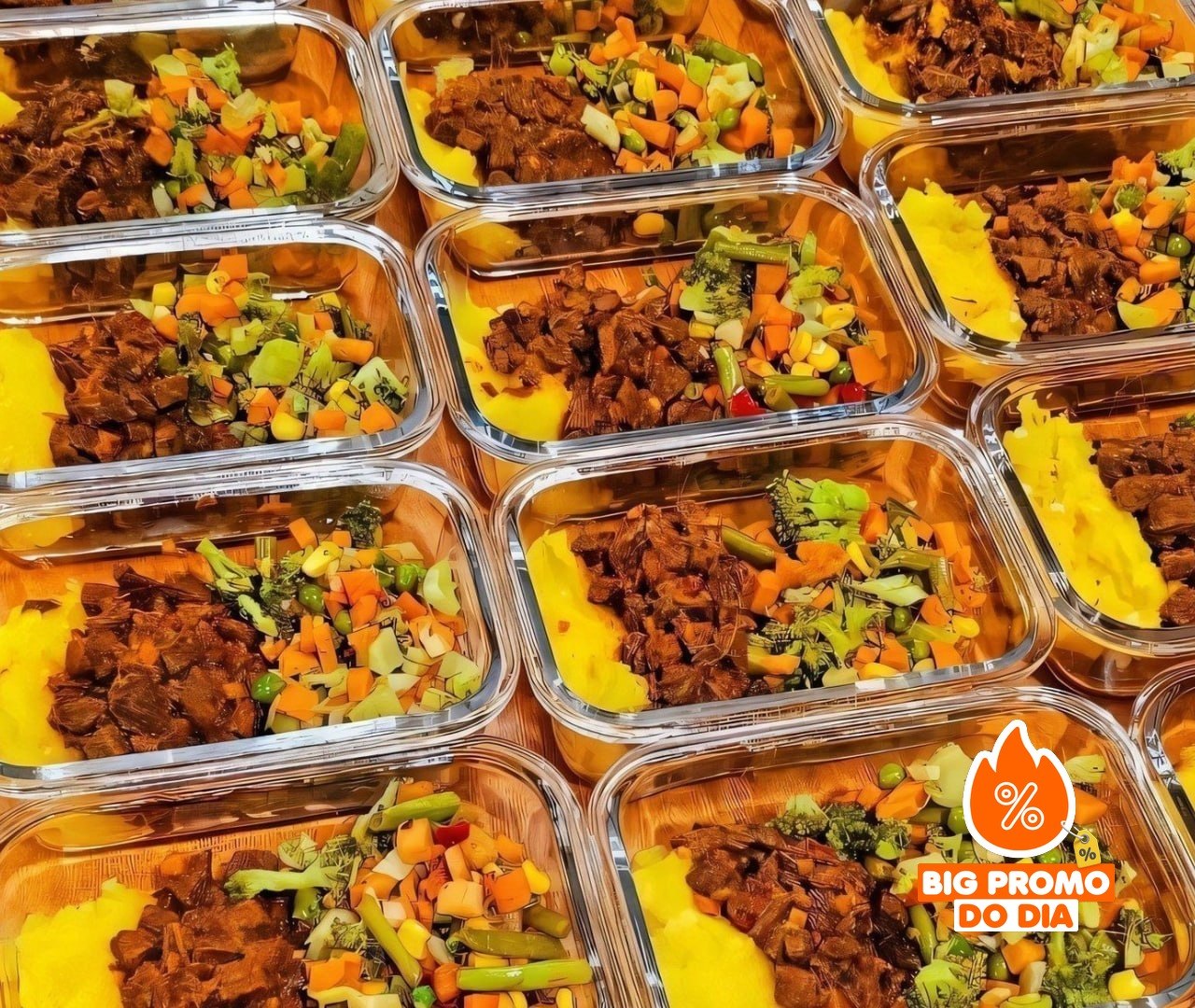 🫙 Kit com 10 Potes de Vidro 640ml Hermético