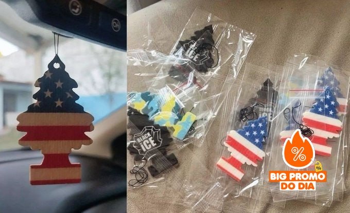 Kit 20 Cheirinho de carro Aromatizador