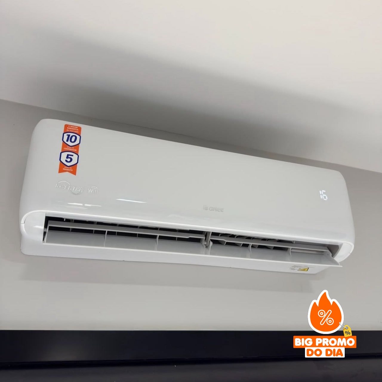 ️ Ar Condicionado Split Inverter Gree G-Clima 18000 BTUs Frio - 220v