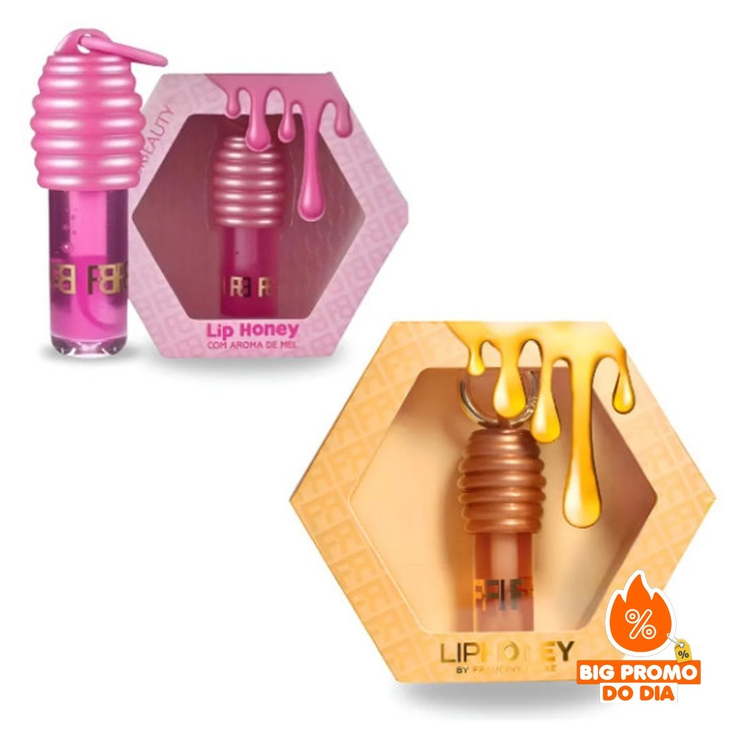 Brilho Labial Gloss Hidratante Aroma De Mel 5g - (Shopee)