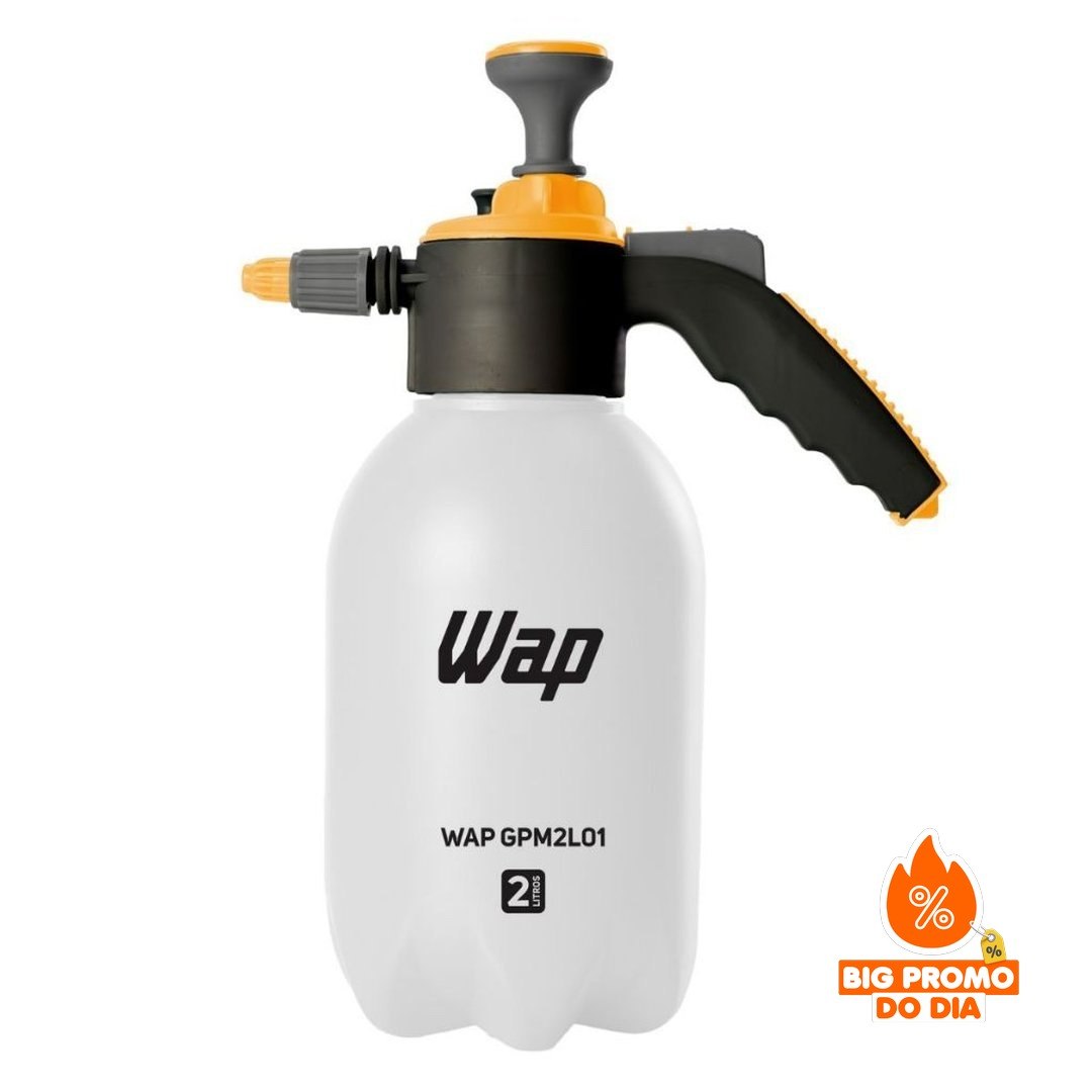 Pulverizador Wap GPM2L01 Manual 2 Litros Jato Regulável para Umedecer Jardim Plantas Wap - (Shopee)