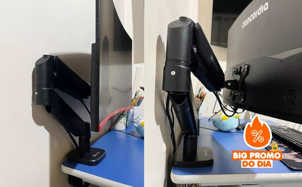 Suporte Articulado para Monitor Zinnia Nimbo 110 13" à 32"