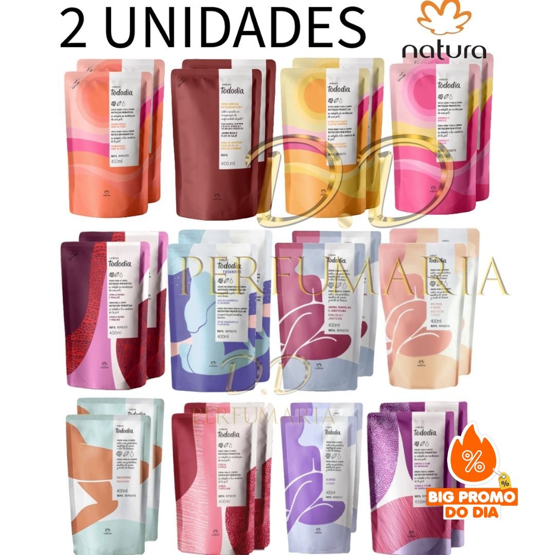 Refil Creme Hidratante Tododia Natura 400ml - (Shopee)