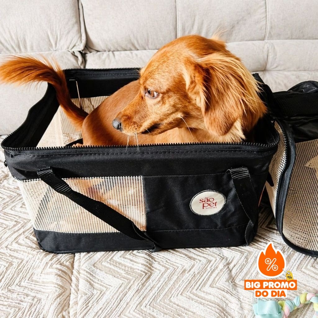 Bolsa Transporte Aéreo Pet Para todas as Linhas Aéreas - (Shopee)
