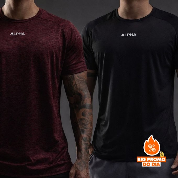 Kit com 2 Camisetas Dry Alpha