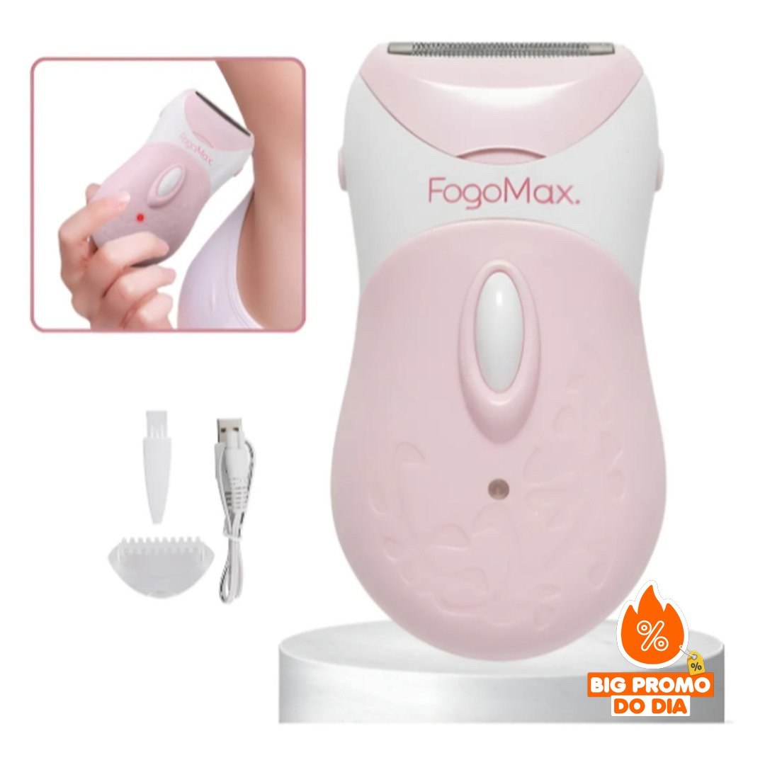 Depilador Elétrico Feminino Lavável Recarregável Portátil Facial E Corporal - (Shopee)