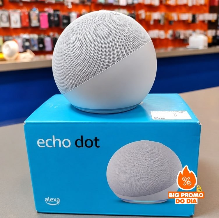 Echo Dot (Geração mais recente) | Smart speaker com Alexa