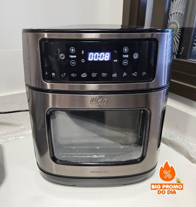 ️ WAP Fritadeira Elétrica Air Fryer Oven Digital 12 Litros