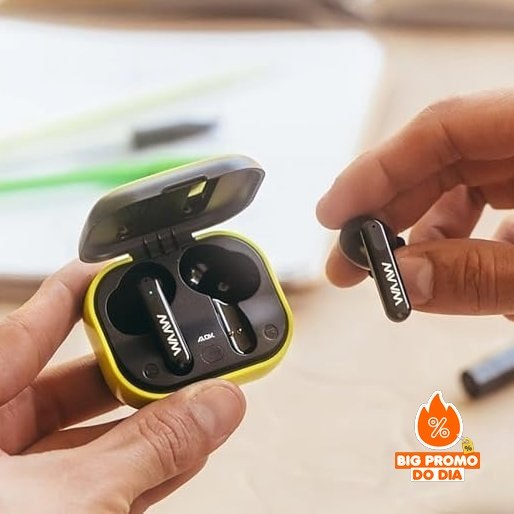 WAAW by ALOK Fone de Ouvido MOB 500 ANC Bluetooth