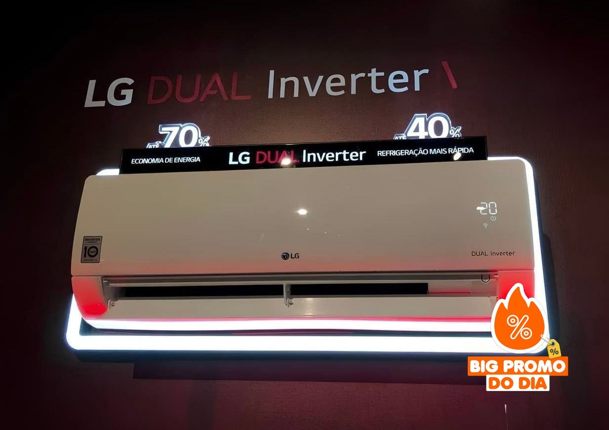 ️ Ar Condicionado Split LG Dual Inverter AI Voice 9000 BTU/h Frio 220V