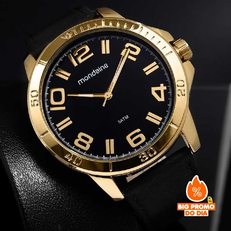 Relogio Mondaine Casual Dourado