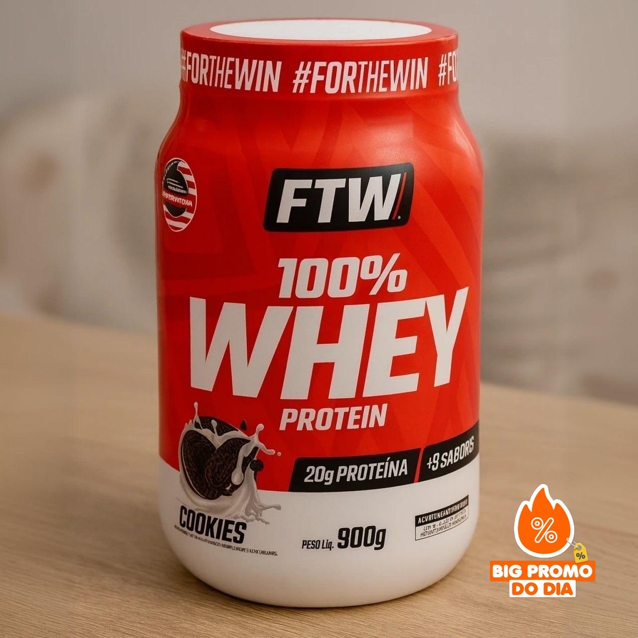 100% Whey Protein FTW Pote Cookies 900g