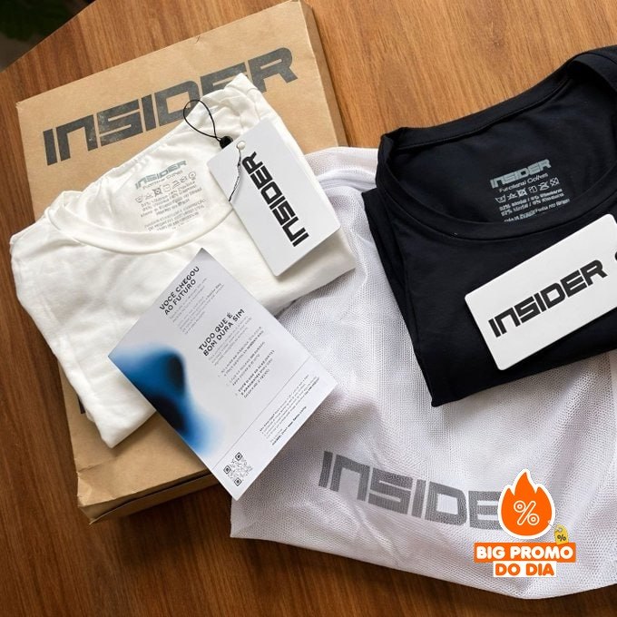 Camiseta Light T-shirt Insider - Opções de Cores