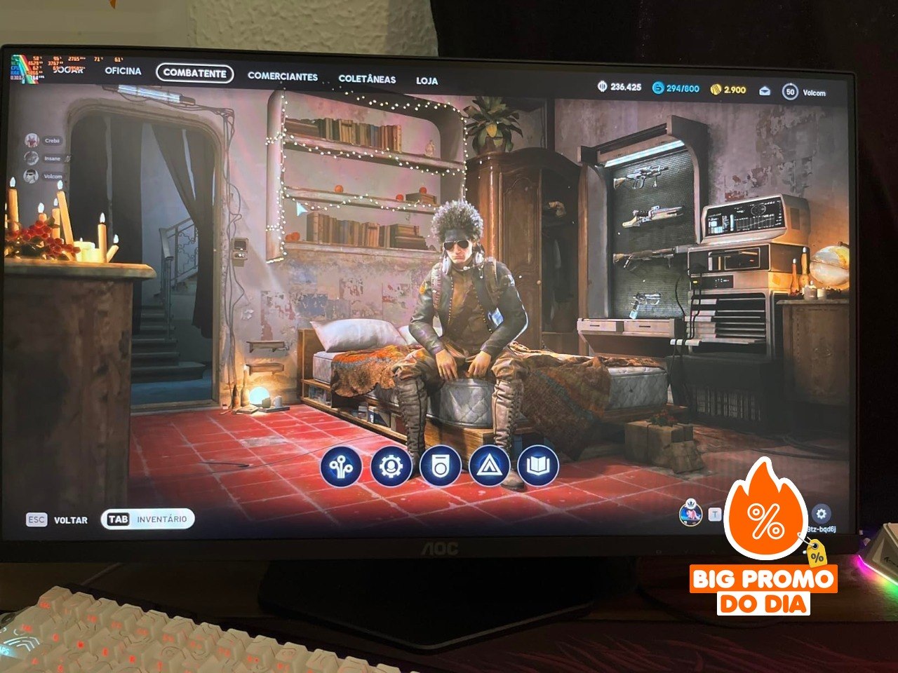 Monitor Gamer AOC AGON G4S 25" 310Hz 0.3ms HDR10 IPS