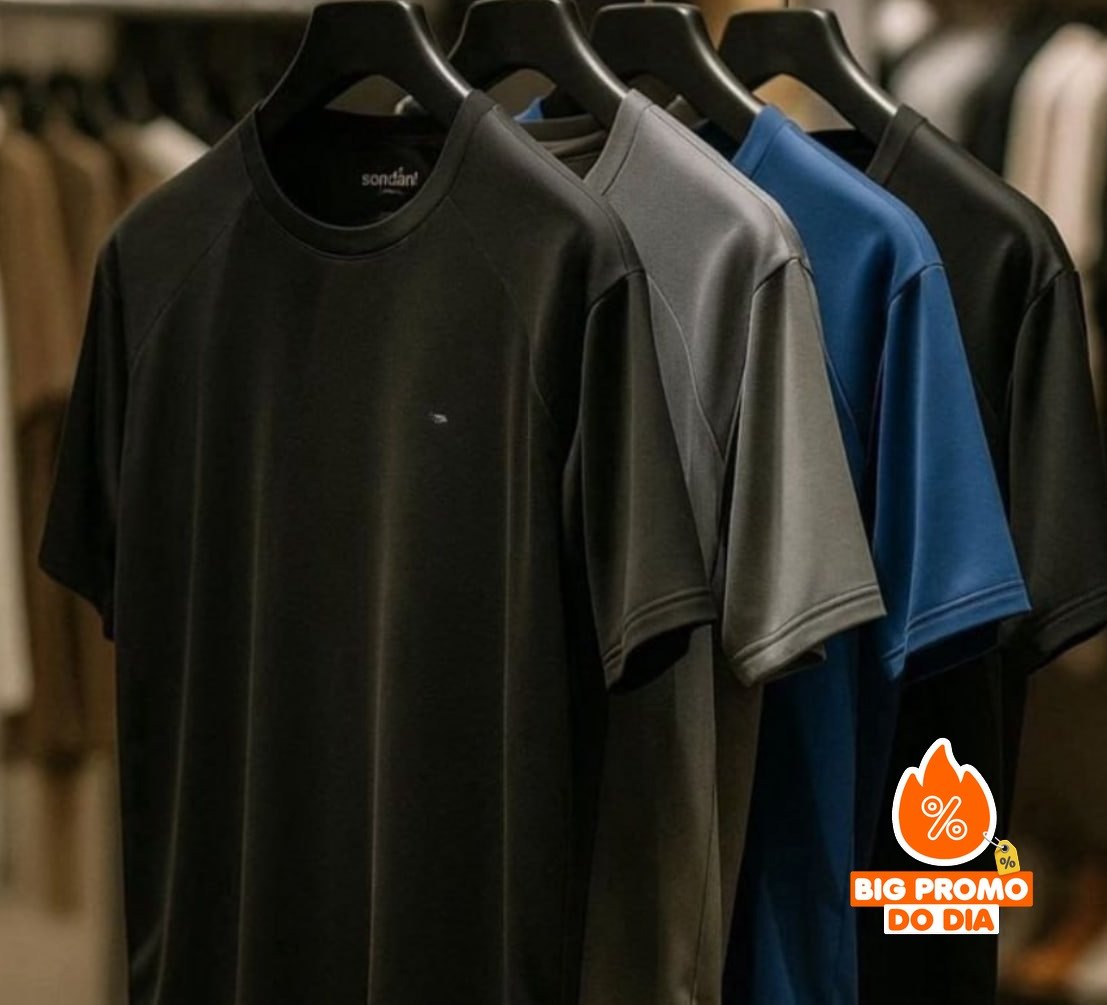 Kit 4 Camiseta Dry-fit Sandrini