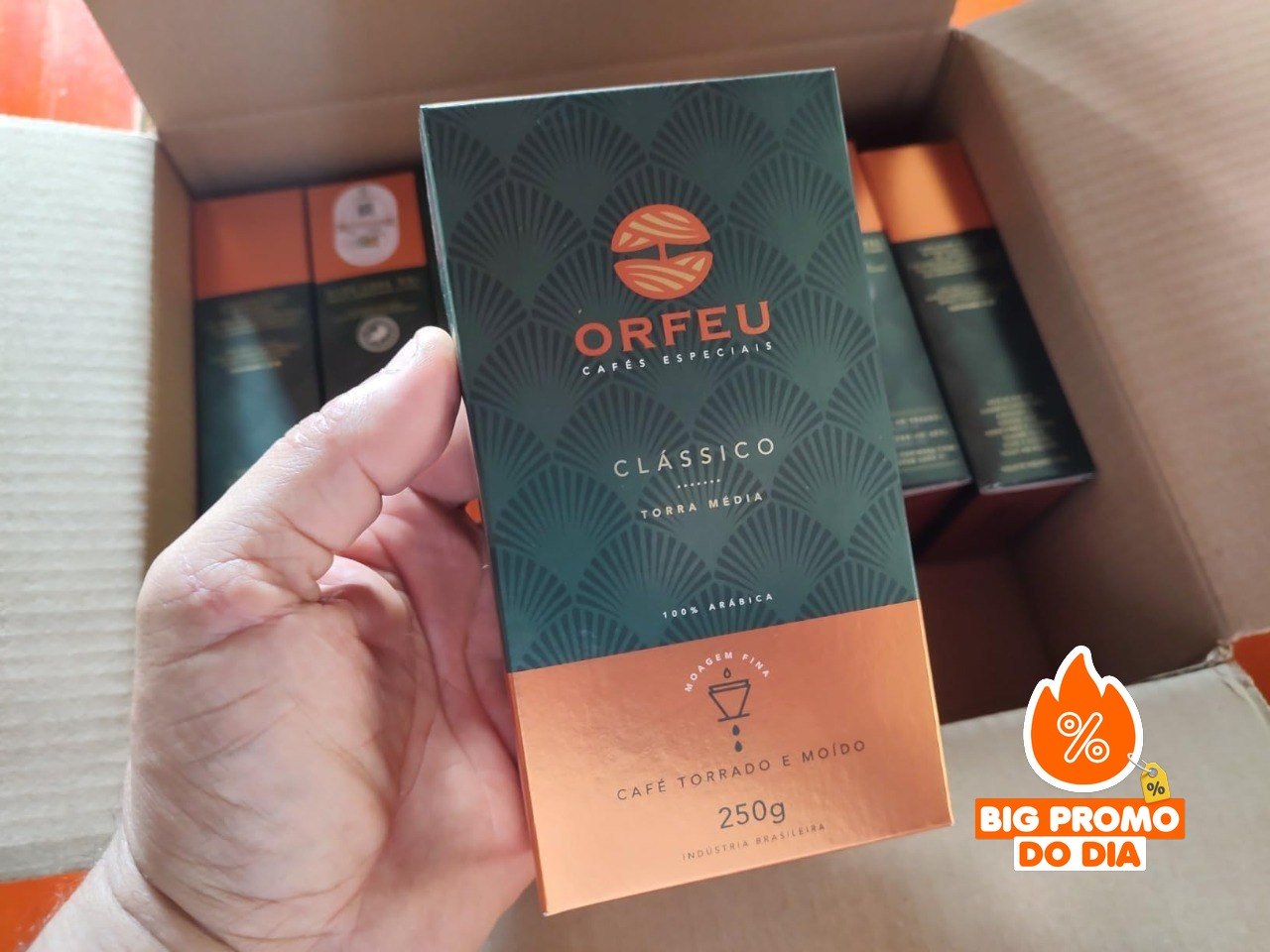 ️ Café Clássico Torrado e Moído Orfeu Torra Média 250g