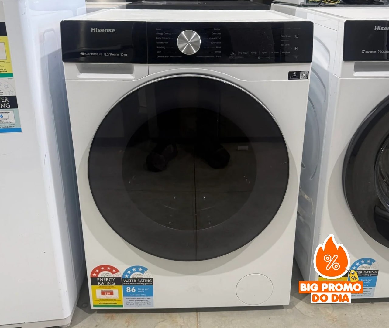 Lava e Seca Hisense 11kg Branca Wi-Fi WD3S11