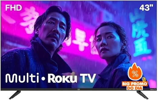 Smart TV 43 DLED FHD Wi-fi 3 HDMI - Alexa e Google Home