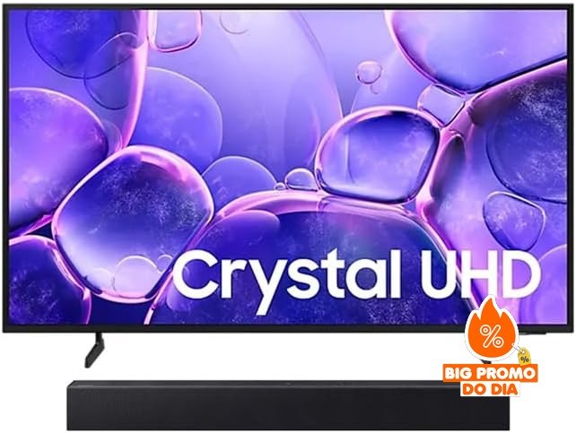 Samsung Smart TV 50" Crystal UHD 4K U8100F 2025 + Soundbar HW-B400F