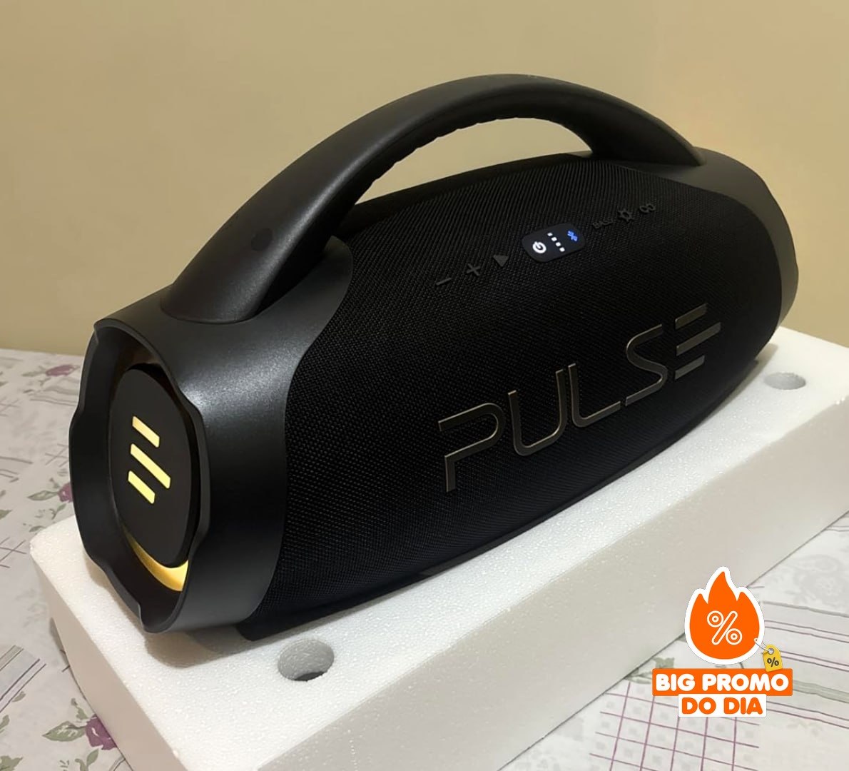 Caixa de Som Bluetooth Pulse X Boombox 220W RMS