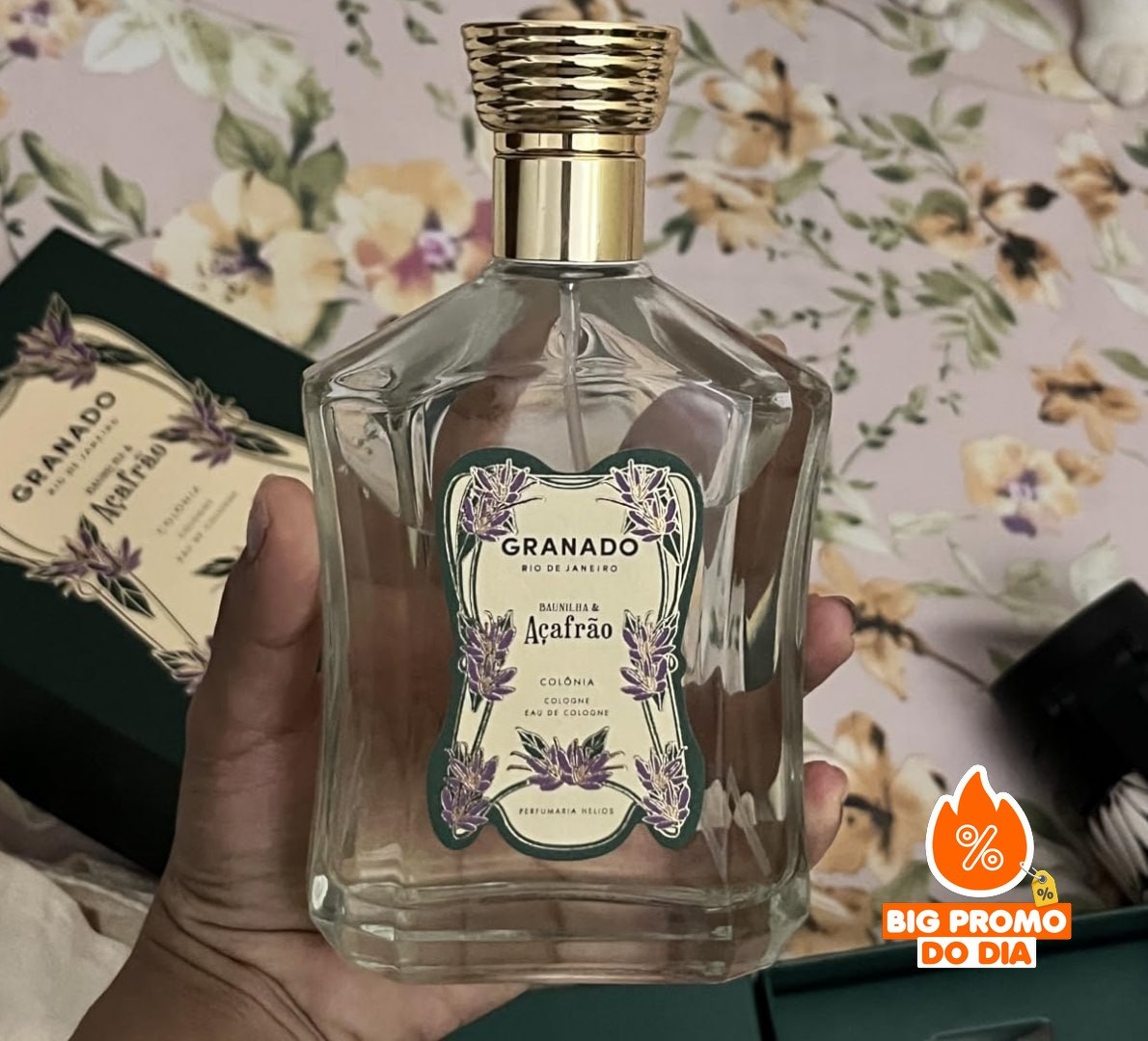 Granado Colônia Vintage, Baunilha & Açafrão, 300ml