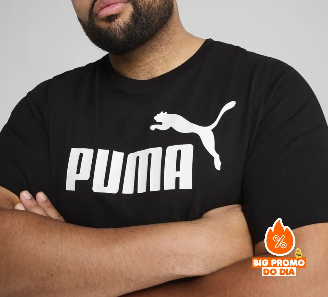 Camiseta Essentials No 1 Logo Puma - Três Opções de Cores