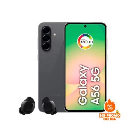 Smartphone Galaxy A56 128GB 5G + Fone Galaxy Buds Samsung