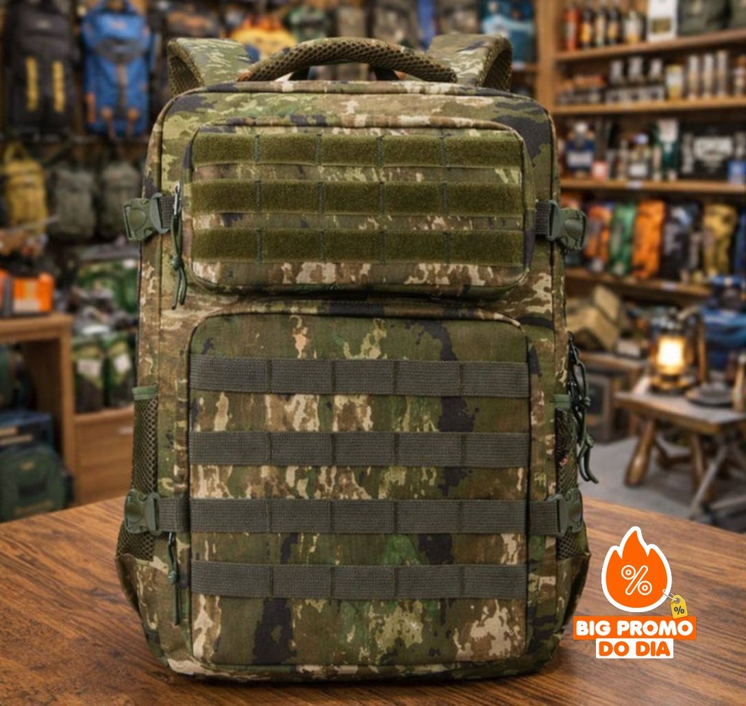 Mochila Tática Militar Impermeável 30 Litros - Opções de Cores