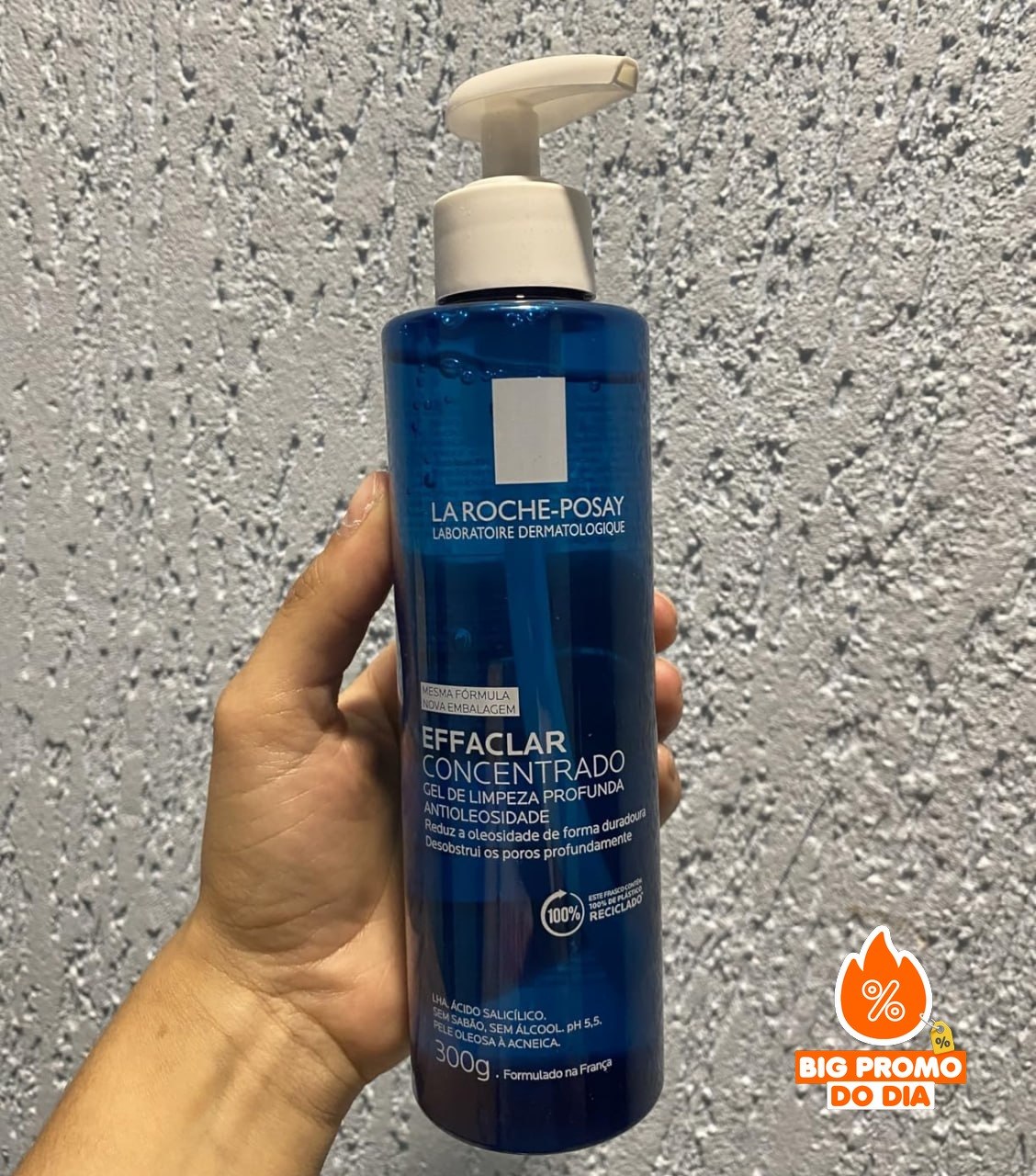 La Roche-Posay Effaclar Gel de Limpeza Facial Antiacne Concentrado 300ml