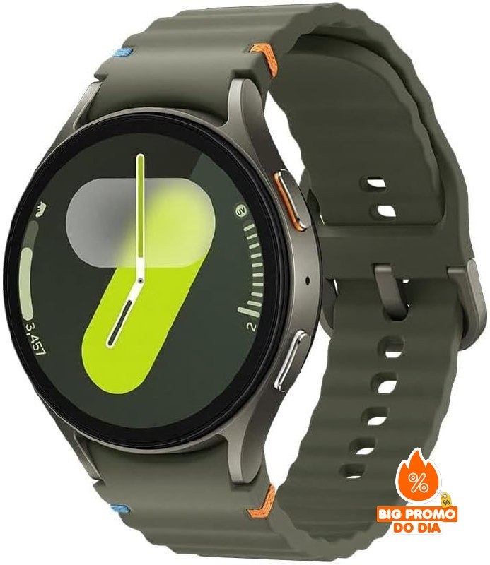 ⌚ Samsung Galaxy Watch7 44mm - GPS Dupla Frequência - Cristal de Safira - Verde