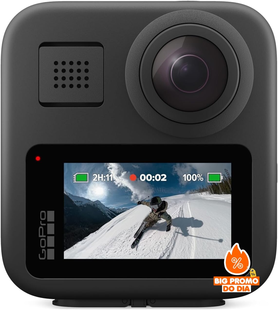GoPro Max 360 - Vídeo 360 5.6K - Reenquadramento 4K - À Prova d'água