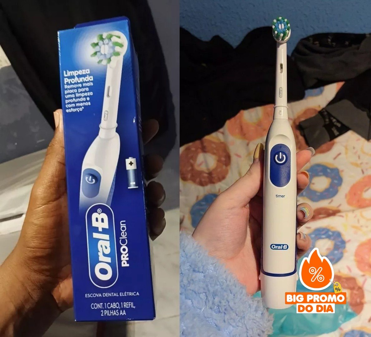 🪥 Escova Dental Elétrica Oral-B Power Precision Clean