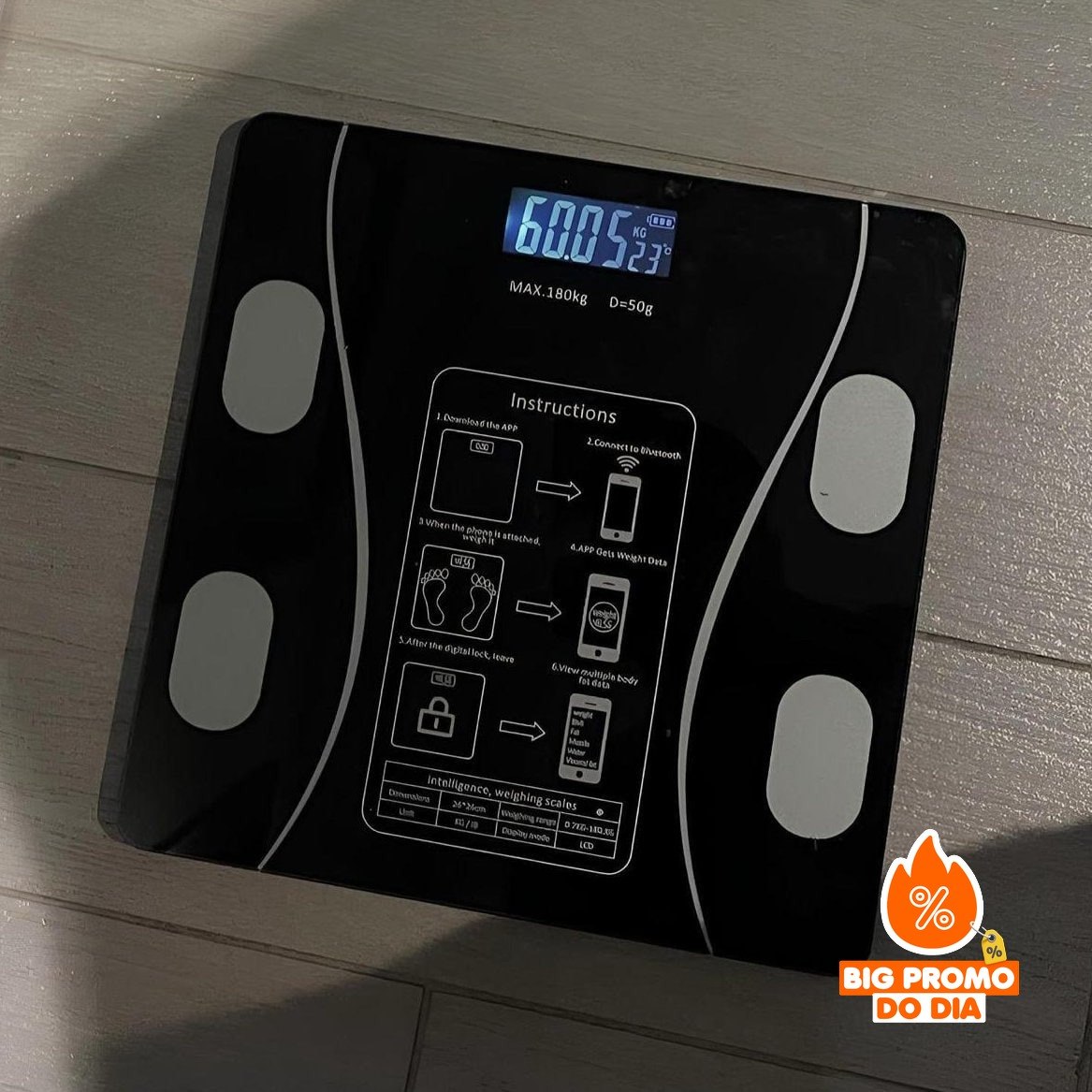 ️ Balança Digital Bioimpedância