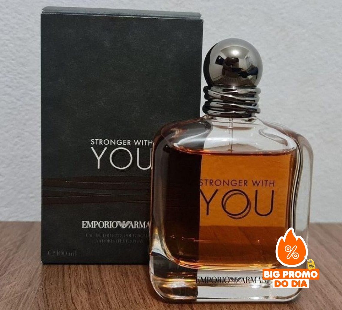 Perfume Stronger with You Giorgio Armani Eau de Toilette Masc 100 ML