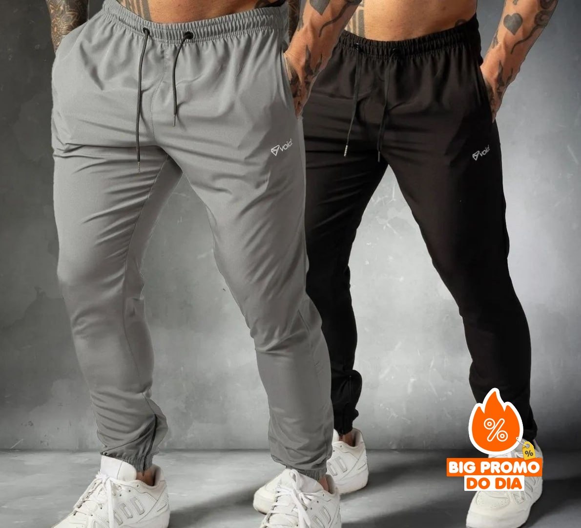 Kit com 2 Calça Jogger Tactel Impulse (6 cores)