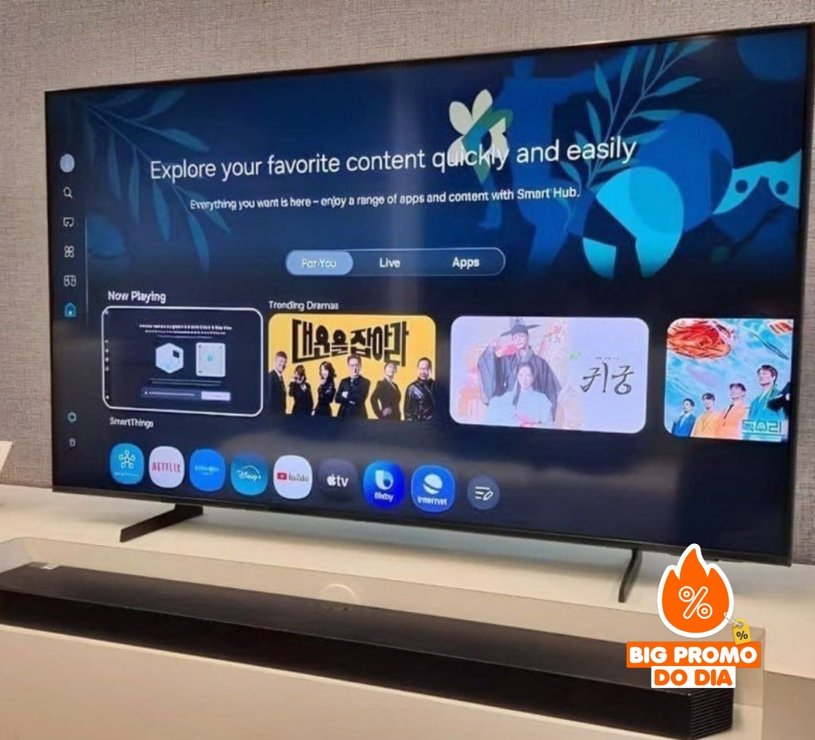 Samsung Smart TV 58" 4K Crystal UHD 2025 + Soundbar