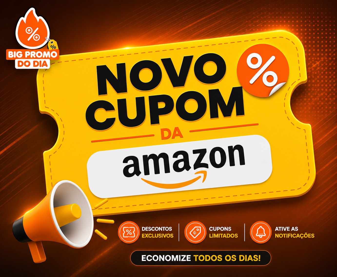 NOVO CUPOM AMAZON