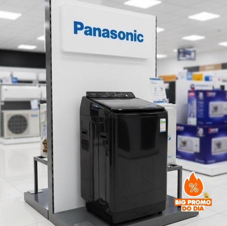 Panasonic Máquina de Lavar 19kg Preta 127v