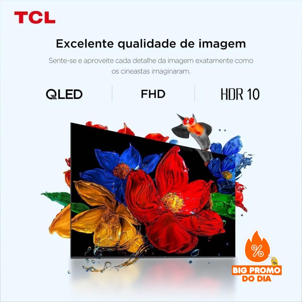 TCL Smart TV 32 Polegadas HD QLED - Google TV Dolby Audio