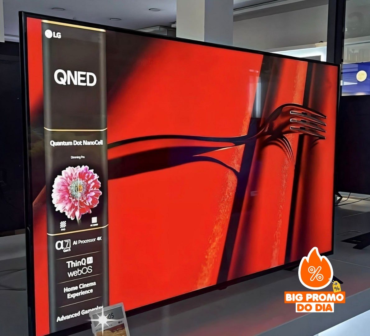 Smart TV LG 55" QNED 4K UHD