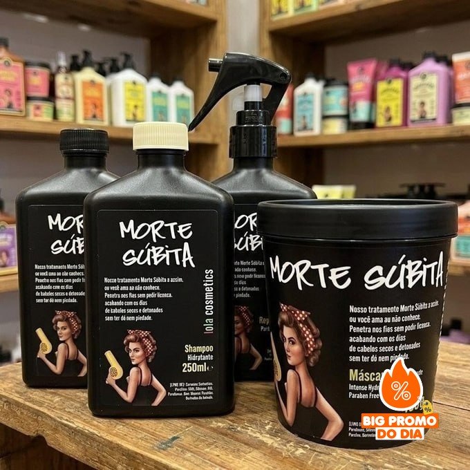Kit com 4 Produtos Morte Súbita Lola Cosmetics