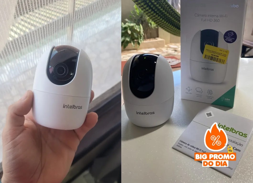 Câmera Inteligente Visão 360° IM4 C Intelbras