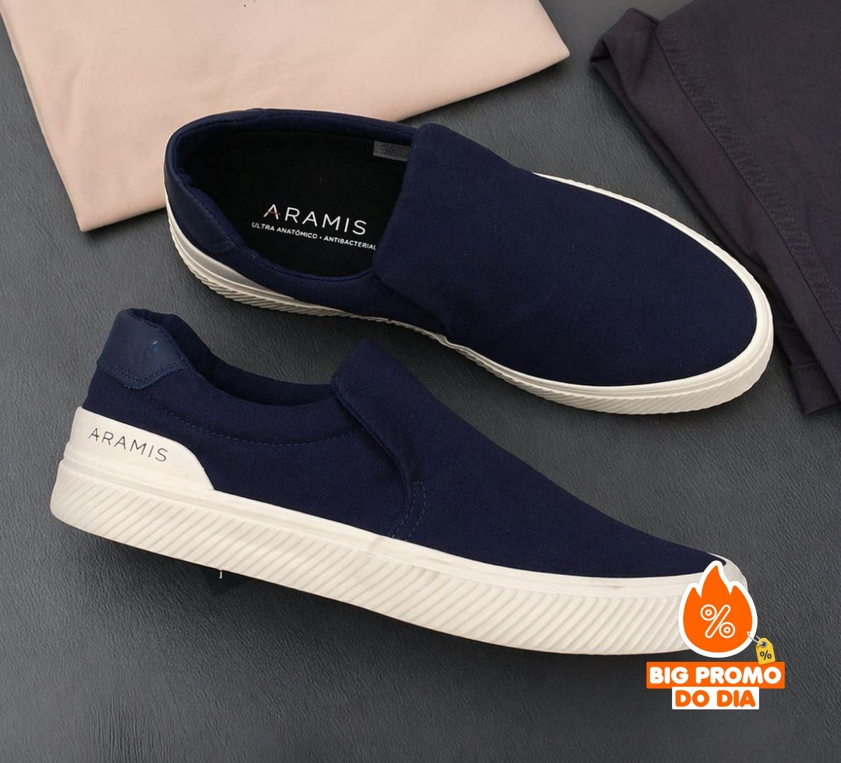 Tênis Aramis Daily Slip Canvas (5 cores)