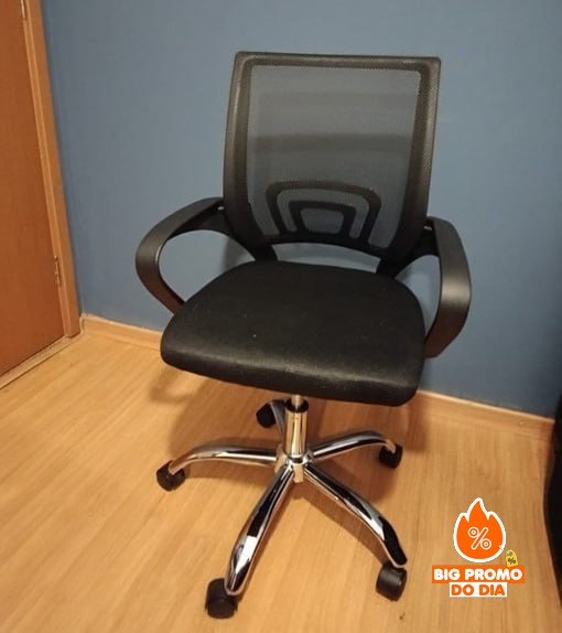 🪑 Cadeira de escritório Diretor Jadel Preta Healer
