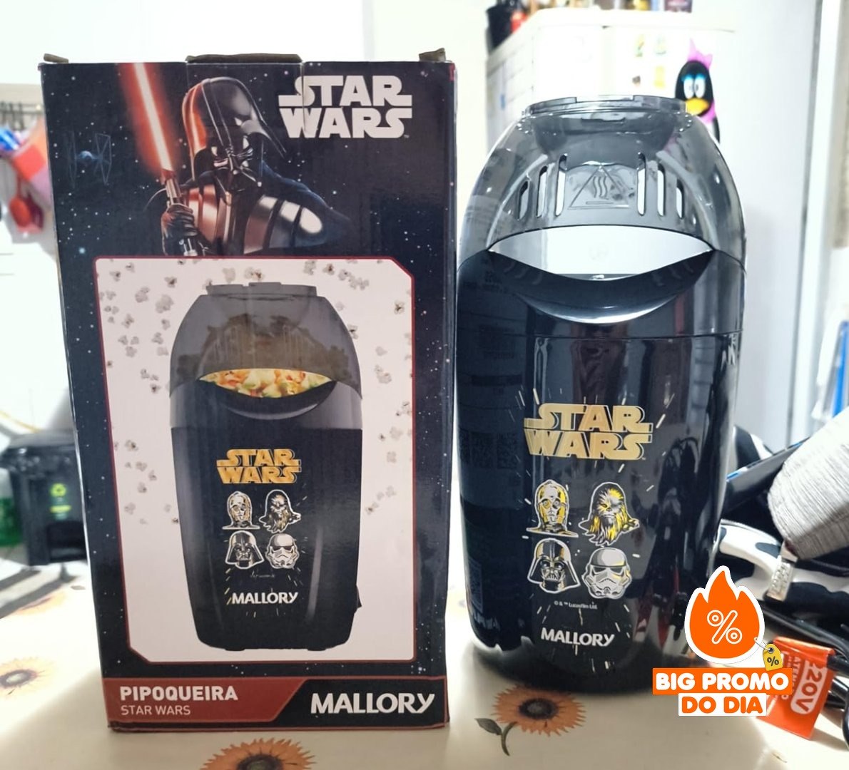 Pipoqueira Elétrica Mallory Star Wars