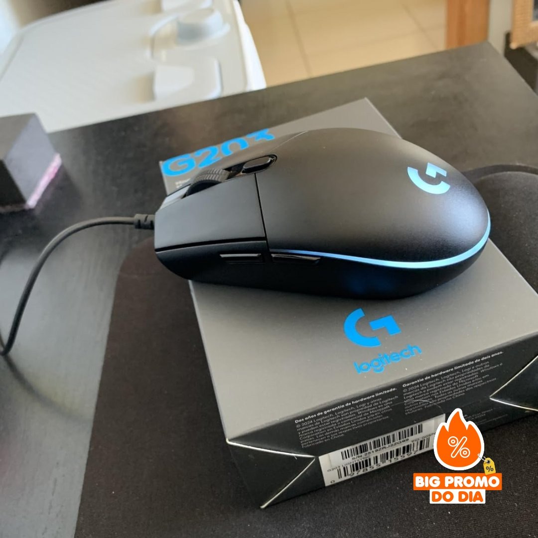 Mouse Gamer Logitech G203 LIGHTSYNC RGB