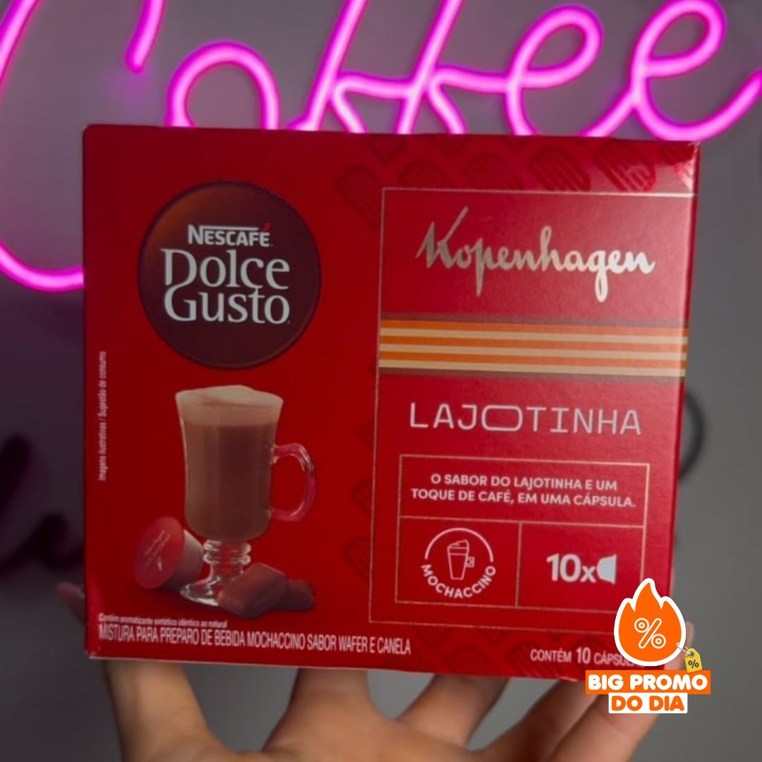 ️ Cápsula de Café Dolce Gusto Kopenhagen Lajotinha - 10 cápsulas