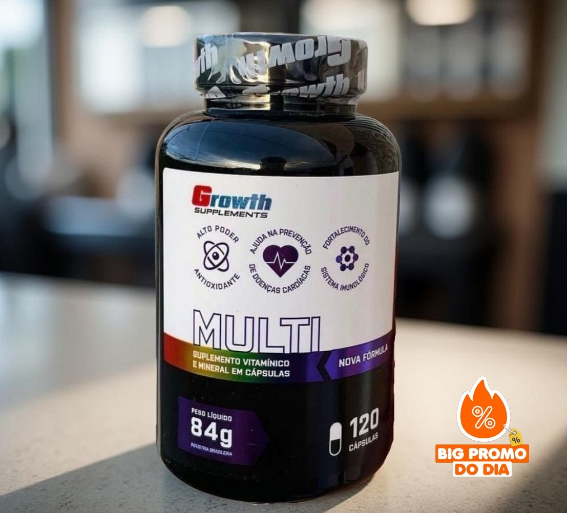 Multivitamínico 120 Cáps. Growth Supplements